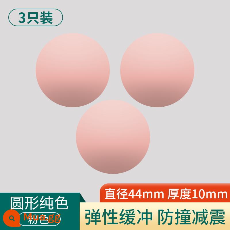 Miếng chặn cửa hút chống va chạm không cần đục lỗ silicone mới cản cửa hút phòng thay đồ chặn cửa cửa sau tay nắm miếng đệm chống va chạm - 3 sợi mì tròn