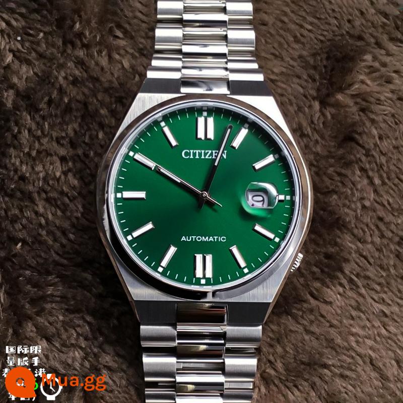 CITIZEN chính thức xác thực kinh doanh mới cam vàng xanh nước ma đá sapphire đồng hồ cơ nam NJ0151-88M - Xanh NJ0150-81X