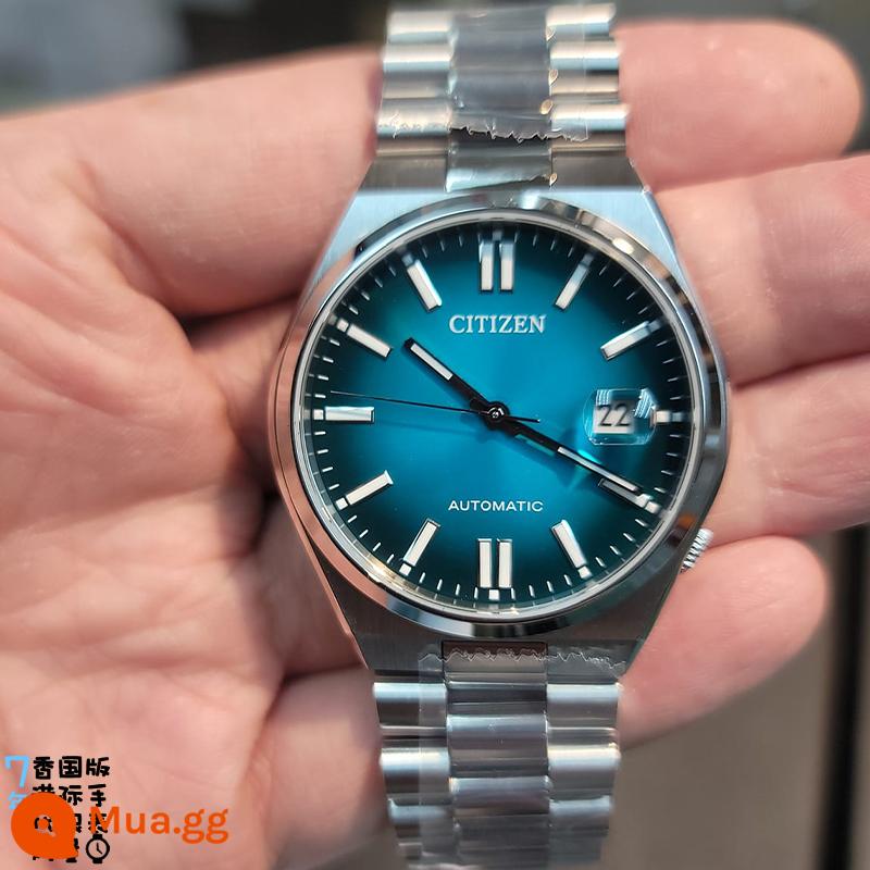 CITIZEN chính thức xác thực kinh doanh mới cam vàng xanh nước ma đá sapphire đồng hồ cơ nam NJ0151-88M - Chuyển màu xanh lam NJ0151-88X