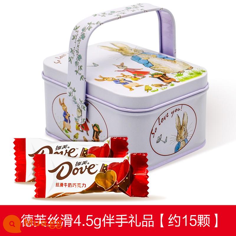 Socola Dove hộp quà 224g Socola đen trắng sữa mềm mịn cho bạn gái ăn vặt kẹo sỉ số lượng lớn - Hộp quà thỏ bồ câu