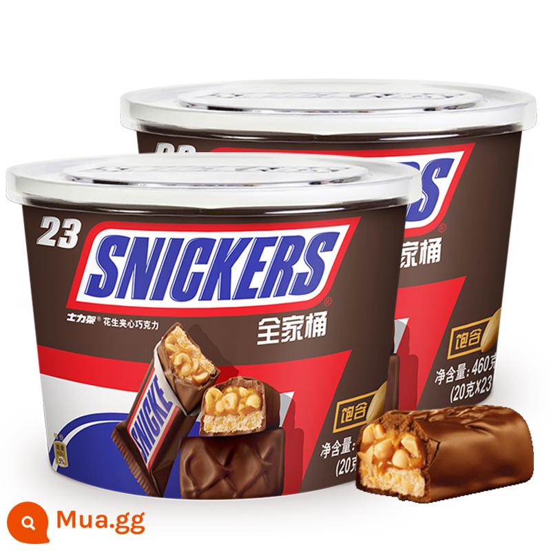 Dove Snickers Đậu Phộng Sandwich Sô Cô La 1000G Số Lượng Lớn Họ Thùng Kẹo Thường Đồ Ăn Nhẹ Sỉ Miễn Phí Vận Chuyển - Thùng Snickers 460g*2 thùng