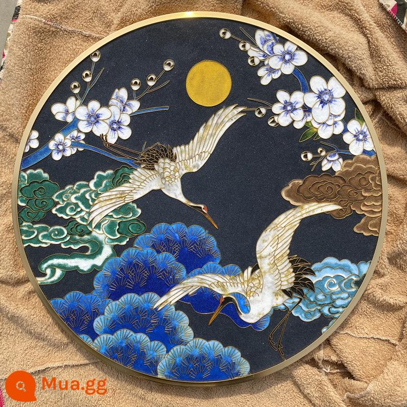 Guo Chaoxian Crane China China Phong cảnh Thái Lan Silk Lụa LIY Gói vật liệu Handmade Chất liệu không được vào khuôn viên trường - Gói vật liệu Songhe Yannian 60cm