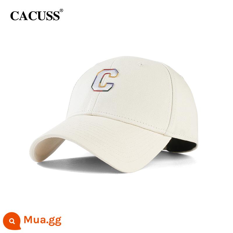 CACUSS Nón Nữ Mùa Đông Mũ Bóng Chày Chữ Chống Nắng Áo Chống Nắng Thường Ngày Tất Cả Các Trận Đấu Đạt Đỉnh Bộ Đội Nam Cùng Phong Cách - Kaki 605 cơ bản đơn giản