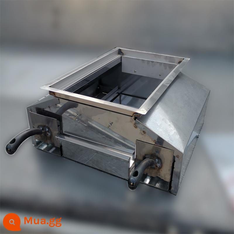 Bàn nướng không khói inox ngoài trời lửa carbon bàn nướng tự phục vụ sân nướng nhỏ đậu hũ than hộ gia đình thương mại - Lò nướng tích hợp 50 * 30