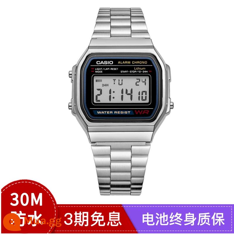 Gửi thư trực tiếp ở nước ngoài Đồng hồ Casio CASIO đồng hồ nam mặt vuông nhỏ thể thao điện tử bạc khối Nhật Bản và Hàn Quốc AE-1200 - A158WA-1D Chen Xiaochun cùng phong cách