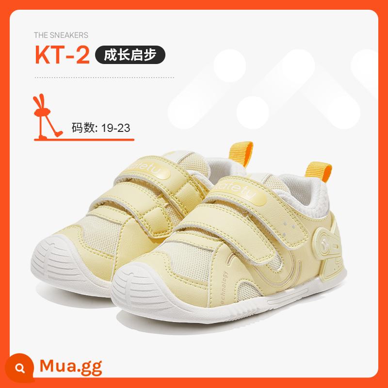 Carter Rabbit Baby Step Front Giày bé trai và trẻ em Giày năng động cho bé gái Giày thường đế mềm Giày trẻ em Giày trẻ em - màu vàng