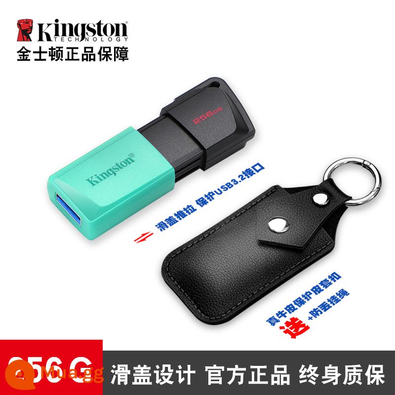 Cửa hàng flagship chính thức của Kingston Ổ đĩa flash chính hãng 32gỔ đĩa flash usb usb3.0 tùy chỉnh Kingtons ∪ ổ đĩa flash 16g gb có chữ - [Phiên bản trượt USB3.0] Bảo hành trọn đời 256g + tặng bao da bò chính hãng + dây buộc