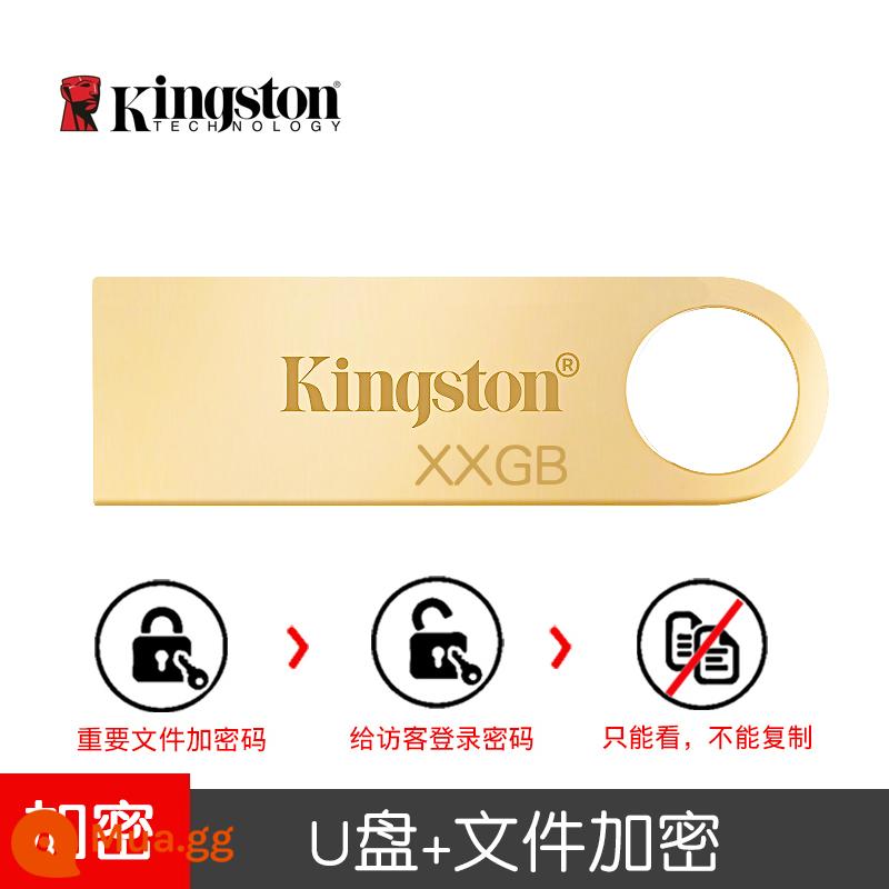 Kingston Ổ Đĩa Flash USB 64G Có Hộp Quà Tặng Tùy Chỉnh Khắc Logo Quà Tặng Đèn LED USB Công Ty Tặng Bộ Đĩa hộp Đóng Gói - KingstonDTSE9G3+ tạo ổ đĩa được mã hóa