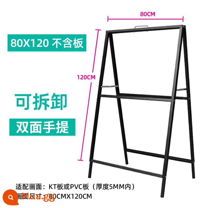 Tuyển dụng ngoài trời biển quảng cáo trưng bày thẻ kt bảng trưng bày đứng poster quảng cáo trưng bày đứng đứng sàn đứng - Chân đế riêng biệt di động hai mặt sang trọng 80x120, hai mặt để ổn định hơn