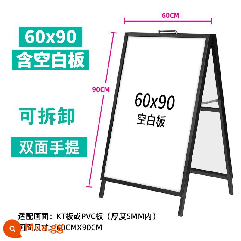 Tuyển dụng ngoài trời biển quảng cáo trưng bày thẻ kt bảng trưng bày đứng poster quảng cáo trưng bày đứng đứng sàn đứng - Kệ di động 2 mặt nâng cấp 60x90 + 1 bộ bảng trắng