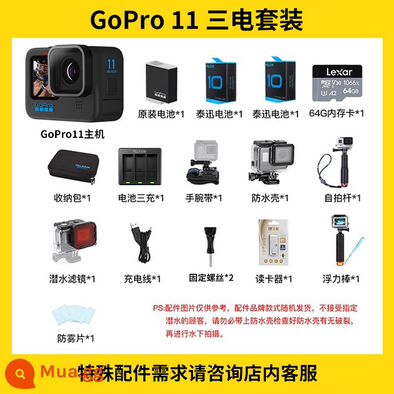 Cho thuê camera thể thao dưới nước chống rung gopro11/10/9 HD quay camera thể thao Vlog sáng tạo - Bộ đồ lặn gopro 11 (20/ngày) giao hàng vào ngày hôm sau tại Giang Tô, Chiết Giang và Thượng Hải