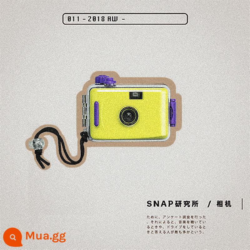 Viện SNAP retro phim đánh lừa không dùng một lần máy ảnh tiêu cực cặp đôi sinh viên Quà tặng ngày lễ tình nhân - màu vàng tím