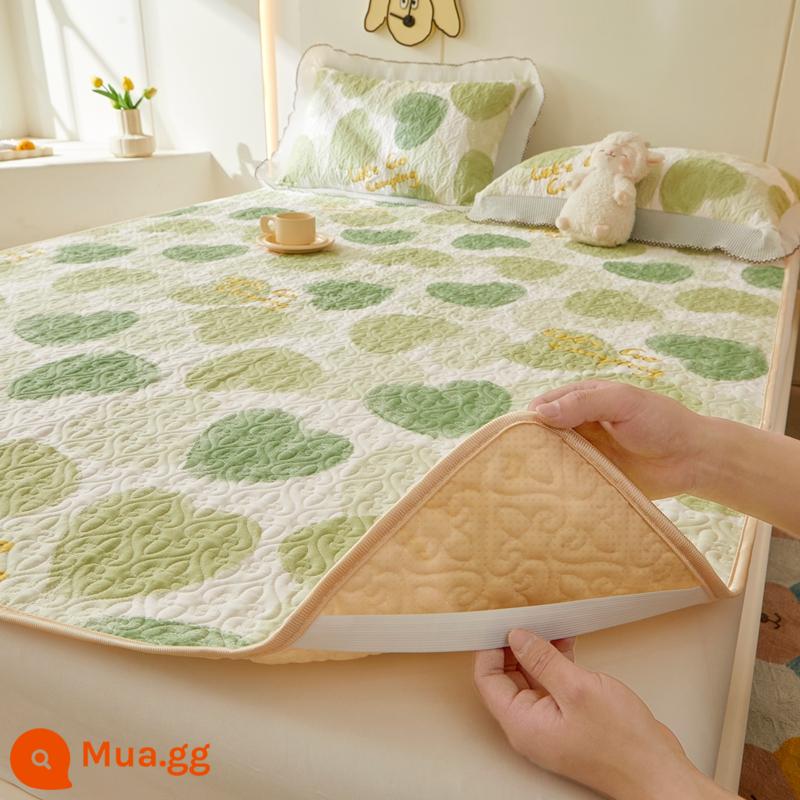 Tấm trải giường bằng vải cotton tatami nguyên chất, tấm trải giường, tấm trải giường mềm mại, chống trơn trượt, tấm lót giường bằng vải cotton mùa xuân và mùa hè, tấm trải giường bằng vải bông nguyên chất, một mảnh - Annie hãy cẩn thận