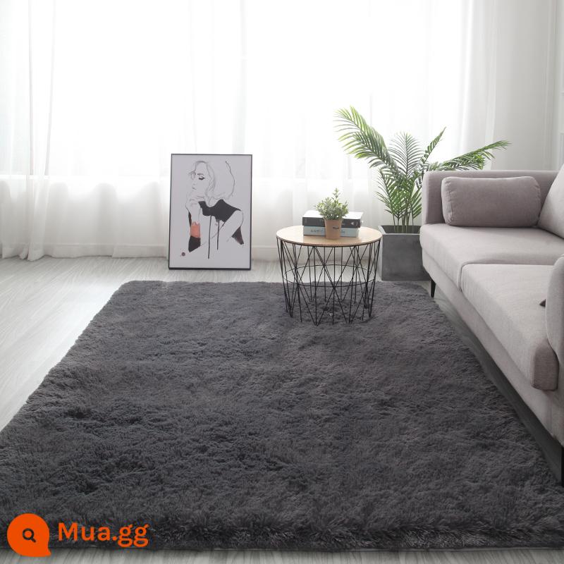 Bắc Âu Ins Phòng Khách Thảm Phòng Ngủ Full Shop Phòng Bàn Giường Sang Trọng Nhà Đầu Giường Bé Gái Chăn Thảm - Xám đậm [Sản phẩm mới 2021]