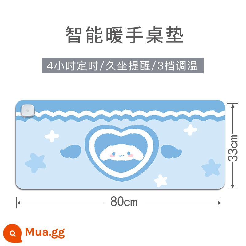 Quế Chó Làm Nóng Miếng Lót Chuột Quá Khổ Sanrio Làm Nóng Miếng Lót Bàn Phím Để Bàn Kulomi Văn Phòng Ấm Tay Bàn Thảm - Model gia nhiệt X213 (25)