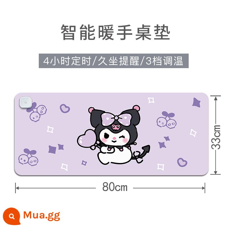 Quế Chó Làm Nóng Miếng Lót Chuột Quá Khổ Sanrio Làm Nóng Miếng Lót Bàn Phím Để Bàn Kulomi Văn Phòng Ấm Tay Bàn Thảm - Model gia nhiệt X213 (34)