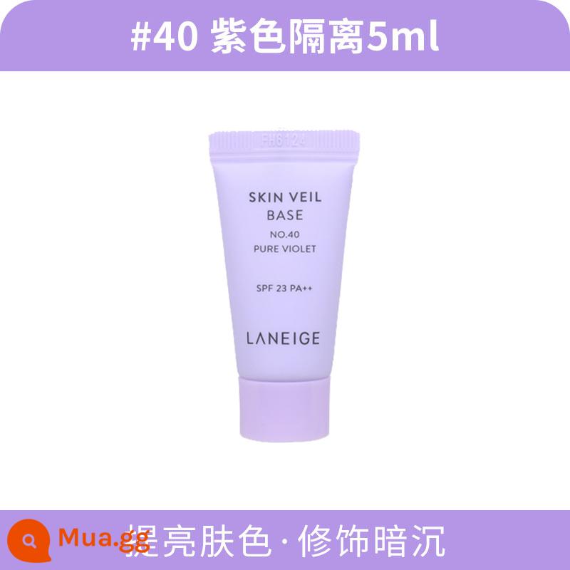 Kem cô lập Laneige Hàn Quốc gói dùng thử new gạc tuyết tím 10ml sửa chữa dưỡng ẩm che khuyết điểm kem lót chống nắng - Phiên bản mới Purple Isolation Trial Pack 5ml áp dụng ngày 24/10 [1 gói]