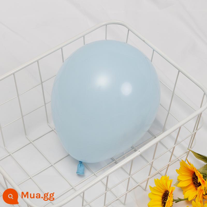 Không khí khai mạc trang trí bong bóng màu đỏ sự kiện bố trí khung cảnh đám cưới Bong bóng cao su dày 10 inch sinh nhật - Bóng bay macaron xanh 10 inch 1 gói 100 cái