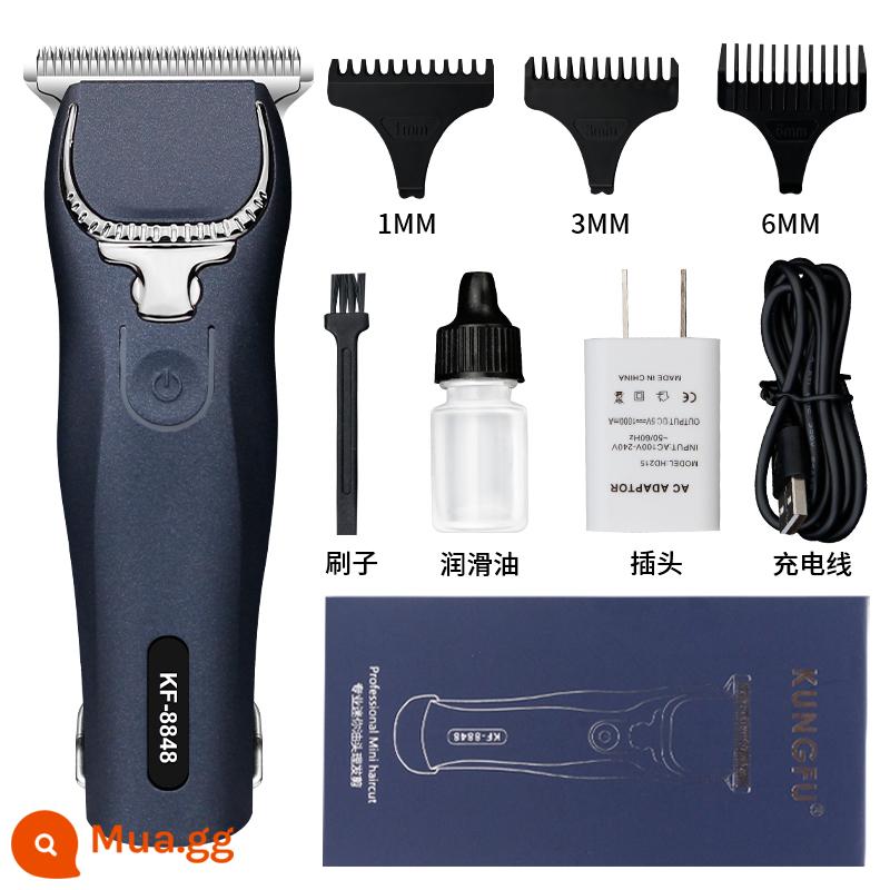 Tông Đơ Cắt Tóc Điện Tóc Chuyên Nghiệp Salon Tóc Khắc Điện Cắt Tóc Hiện Vật Cạo Râu Điện Tông Đơ Cắt Tóc Mini Nhỏ Tông Đơ Cắt Tóc - máy đẩy dầu mini (màu xanh) được quản lý cửa hàng giới thiệu