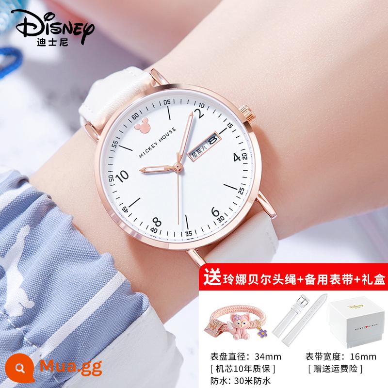 Đồng hồ Disney nữ học sinh cấp 2 nữ sinh cấp 3 2022 nữ cơ khí mới đặc biệt dành cho trẻ em và bé gái - Lingna Beil được nhóm mới yêu thích - phiên bản buộc tóc