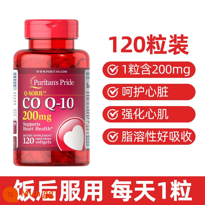 Coenzyme q10 cửa hàng chính thức hàng đầu Hoa Kỳ gốc ql0 viên nang mềm Priplei chăm sóc sức khỏe tim mạch giảm coenzyme - Được quản lý cửa hàng giới thiệu (200mg, 120 viên), chai thứ 2 giảm giá nhiều hơn