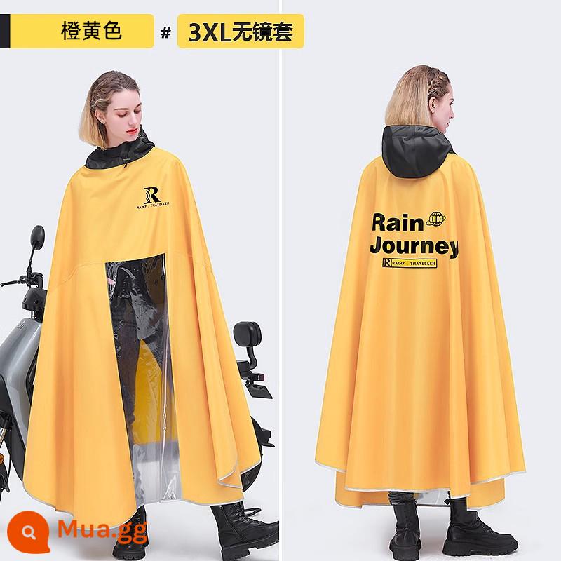 Áo mưa đặc biệt dành cho xe điện mới của Beimei để tránh mưa lớn, áo poncho mùa đông cho xe điện số 9 dày và rộng cho nam và nữ - 3XL Mirrorless-Cam