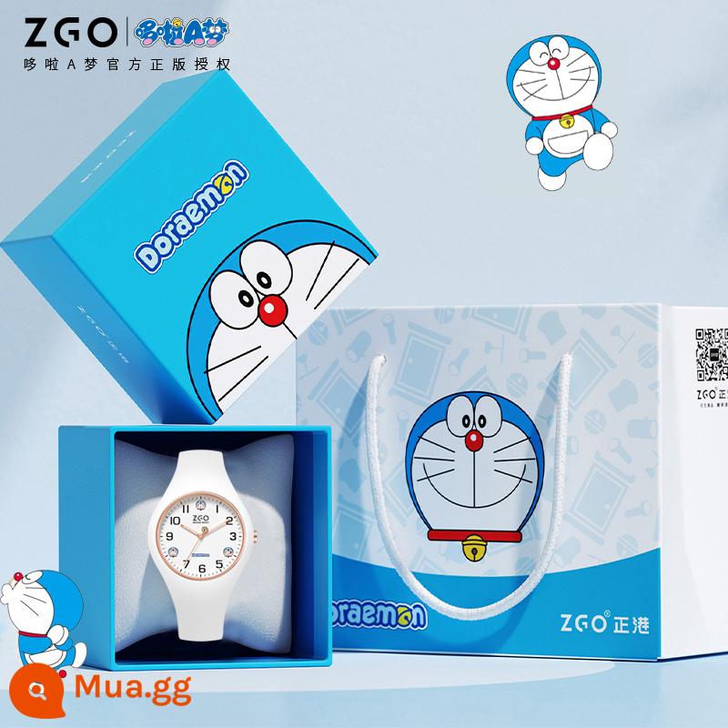 Pokémon Jest Watch Girls, Trẻ em, Trẻ em, Chàng trai và trẻ em gái - [Mẫu mới chung của Doremon×Zhenggang]Hộp quà màu trắng kỹ thuật số 8055