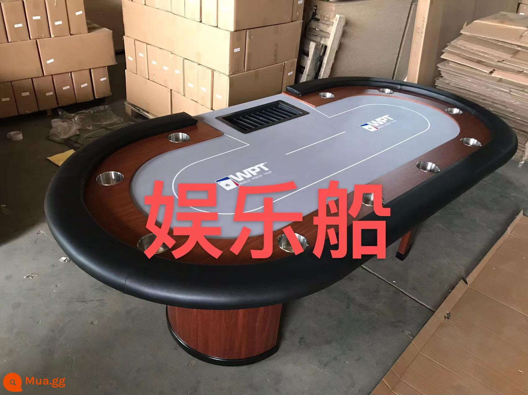 2022 Bàn Texas Hold'em Người sói giết chết Bàn Baccarat Bàn xoay Bàn Blackjack Có thể được tùy chỉnh - Kích thước màu xám nhạt 240*120 cm