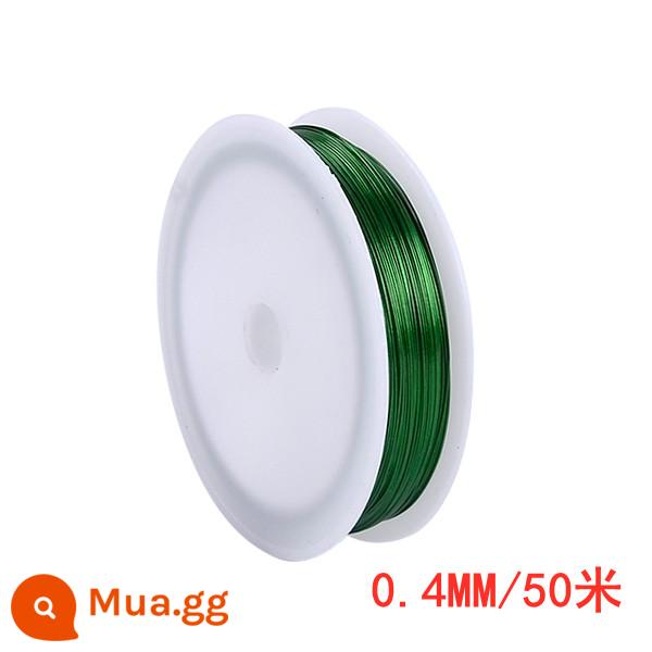 Số 2 hoa cực Kawasaki hoa hồng lá Dongli hoa băng xanh handmade tự làm giấy nhăn hoa nghệ thuật nguyên liệu sản xuất trọn gói - 1 cuộn dây xanh