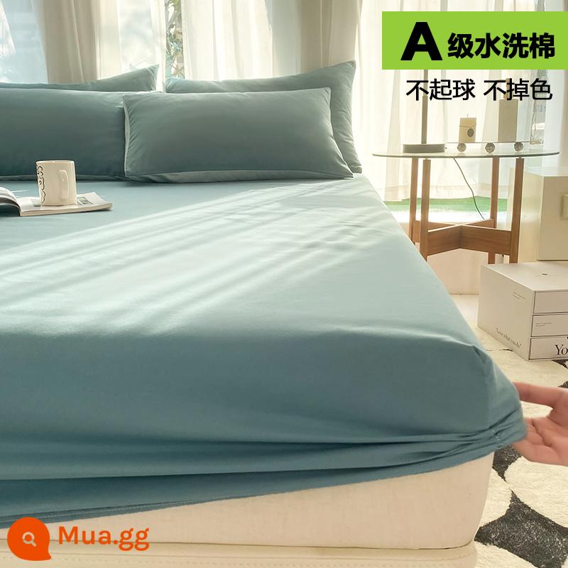 Tấm ga trải giường đơn mảnh chống trượt chống bụi ga trải giường mới cotton không nguyên chất 100% cotton trọn gói Túi đựng giường Simmons vỏ nệm - [Đã hoàn tất kiểm tra chất lượng] Starry Blue [dùng được cho phụ nữ mang thai và trẻ sơ sinh, không vón cục, không phai màu]