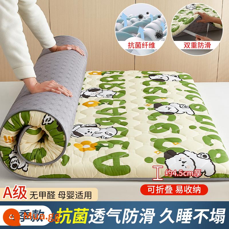 Nệm đệm mềm hộ gia đình ký túc xá sinh viên nệm đơn thảm tatami xốp thảm thuê sàn đặc biệt thảm ngủ - [❌Bốn mùa] Chó Alphabet - dày khoảng 4,5 cm [Loại A dành cho bà mẹ và trẻ sơ sinh thoáng khí và chống ẩm]