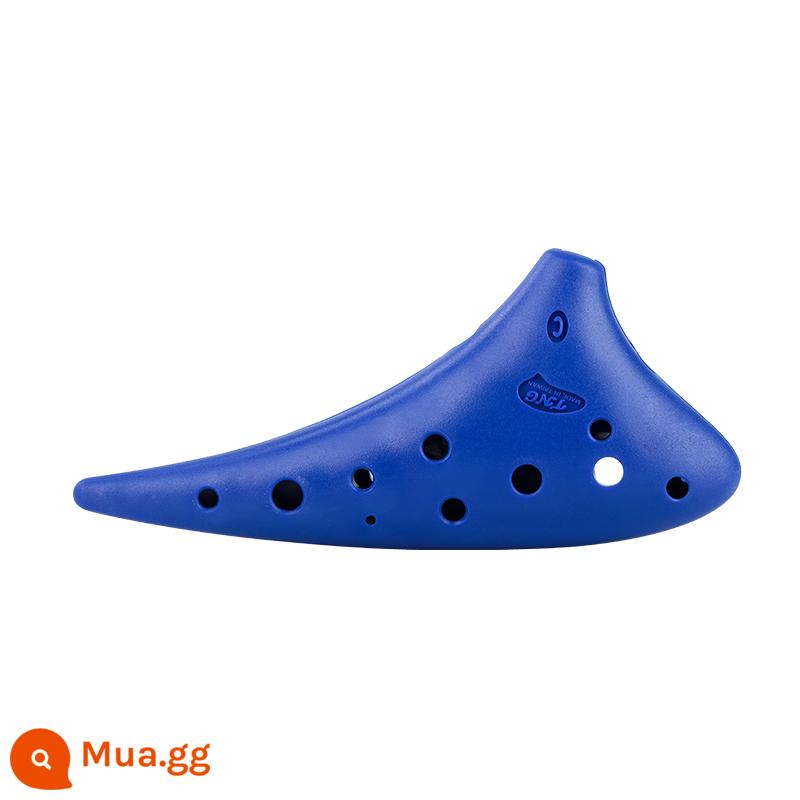 TNG ocarina 12 lỗ AC điều chỉnh người mới bắt đầu để gửi tài liệu giảng dạy ocarina 12 lỗ trung âm C điều chỉnh bằng nhựa cao đẳng chuyên nghiệp SC - Màu xanh SC Cao C