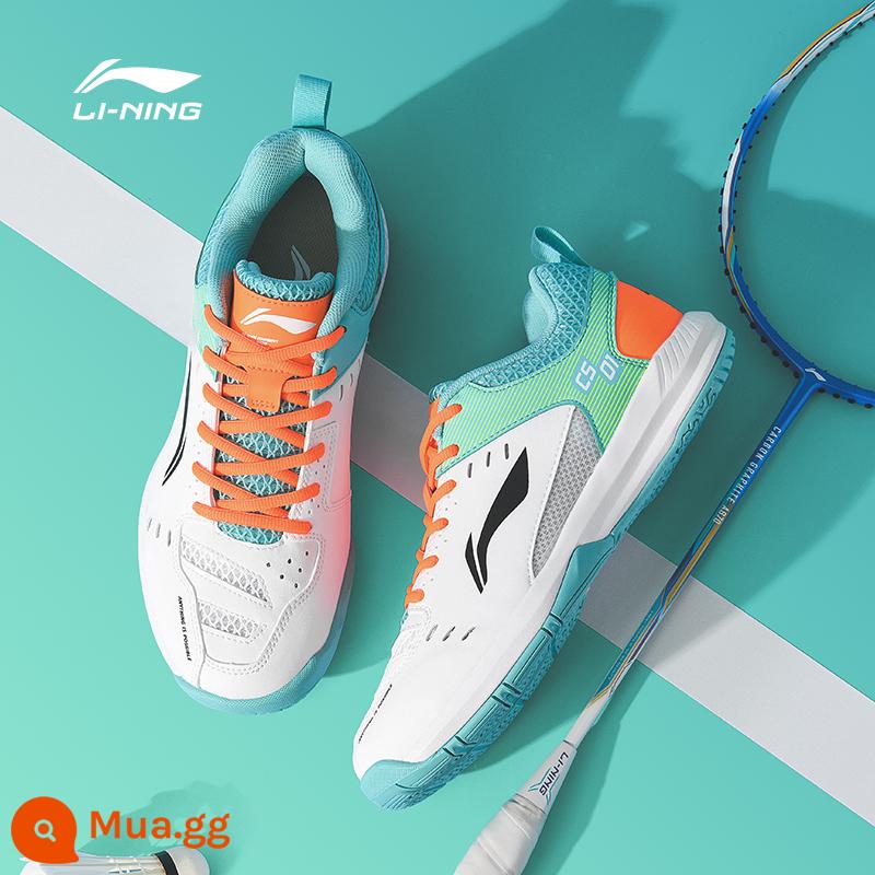 Trang web chính thức của Trung Quốc LI NING CHÍNH XÁC SMOOK BADMINTON SHODT - AYTS034-1 men trắng/ngọc lam/huỳnh quang tiêu chuẩn (khuyên dùng cho người chơi golf)