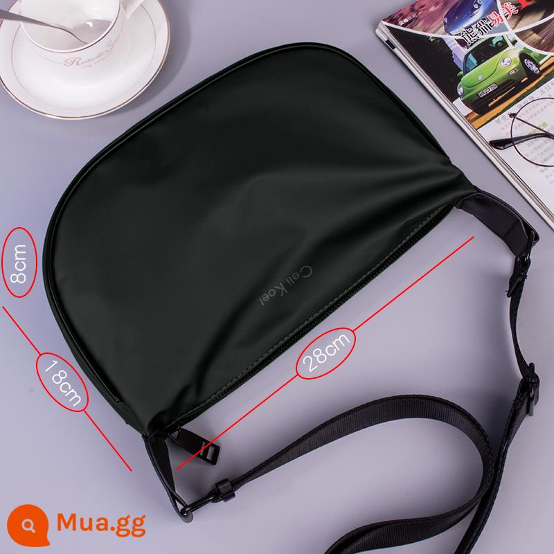 Túi Messenger mới Túi đeo vai nam nam Backpack nhỏ Waterproof Oxford Vải Bánh bao - Xanh-Nhỏ (28*18*8)cm