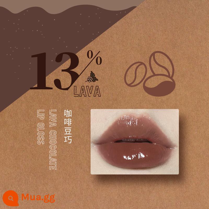 LEEMEMBER Li Meng Black Feather Solid Lip Gloss BL05 Hai đầu Lip Glaze Lipstick Deep Lip Primer Lip Mud nb01 - Son bóng màu sen 13 hạt cà phê