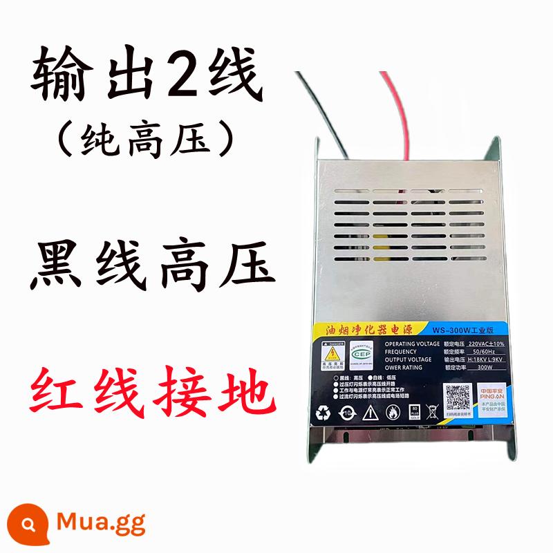 Phụ kiện cung cấp điện di động cho ô tô nướng không khói 300W400W500W máy lọc đèn đen chuyên dụng cung cấp điện cho bộ điều khiển điện áp cao - 300W điện áp cao nguyên chất 2 dây (đồng nguyên chất phiên bản công nghiệp)