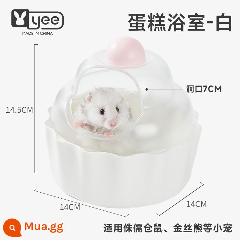 yee hamster tắm cát nước tiểu cát vàng lụa gấu tắm đặc biệt cát nước hoa khử mùi nhà vệ sinh tắm nước tiểu lưu vực cát nguồn cung cấp hộp - Cát tắm trắng đa năng Cake 1kg