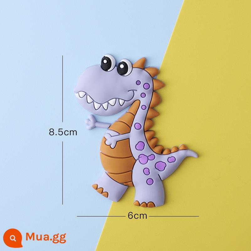 Trang trí bánh khủng long plug-in plug-in Tyrannosaurus rex nam sinh nhật bé một tuổi trẻ em Khủng long nhỏ kỷ Jura - Khủng long nhựa mềm màu xanh đậm khủng long tím 3 chiếc