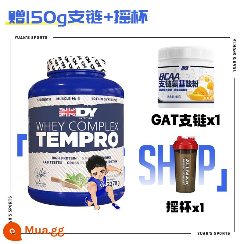 DY ma trận năm lần phân tách bột whey protein chuỗi lạnh giải phóng chậm protein bổ sung thể dục xây dựng cơ bắp nhập khẩu của Anh Whey - Quà tặng: Dây chuyền nhánh GAT + cốc