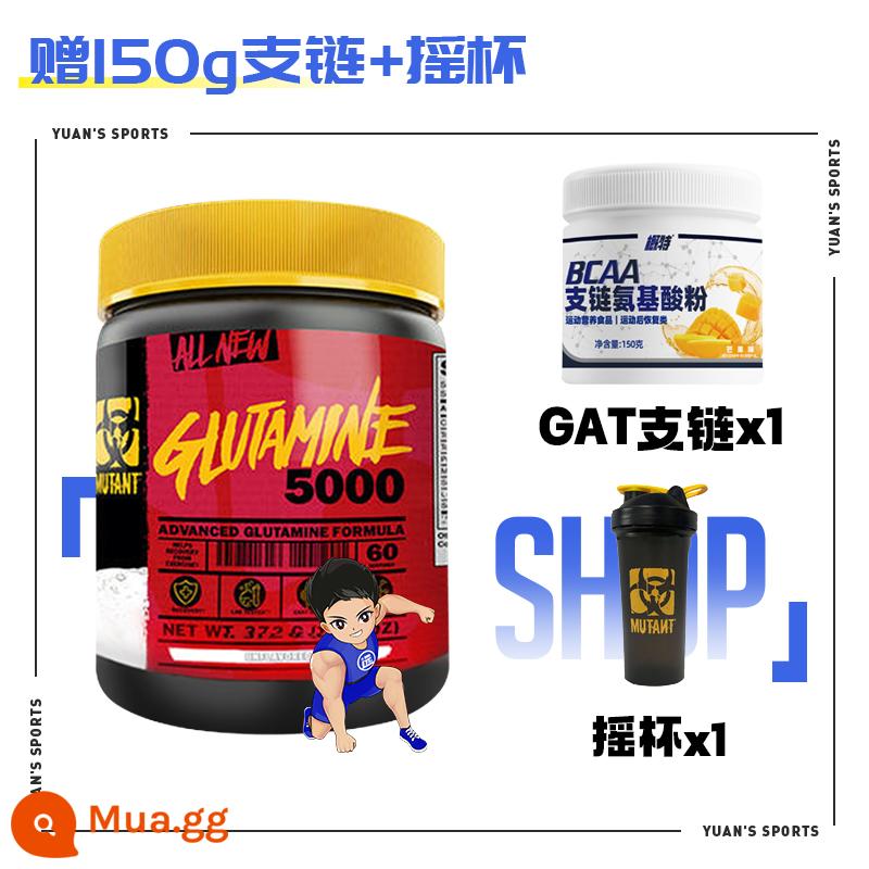 Đột Biến Thế Giới Của Warcraft Leo Glutamine Bột Tập Thể Hình Nam Giảm Đau Nhức Cơ Magic Glutamine Bột - Quà tặng: Dây chuyền nhánh GAT + cốc