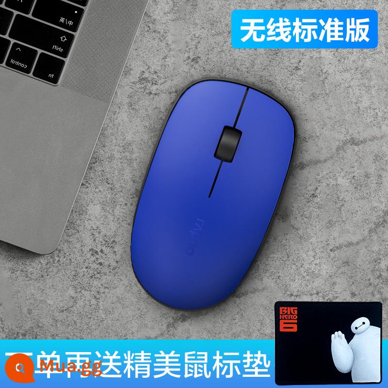 Chuột Bluetooth Rapoo không dây trò chơi văn phòng máy tính xách tay WIN10 cô gái câm ba chế độ chuột dễ thương - M200G màu xanh [Phiên bản tiêu chuẩn Bluetooth ba chế độ]