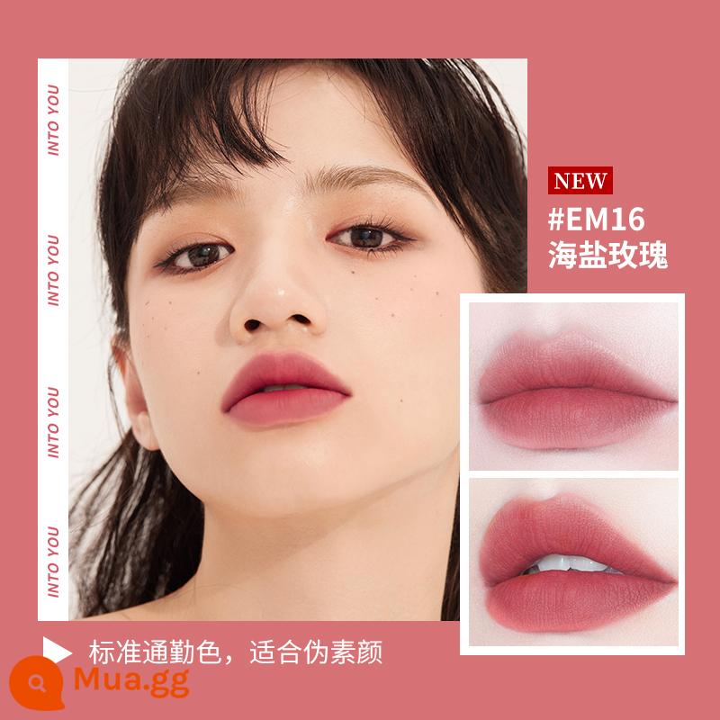 into you lip mud hero matte air nhung son men đóng hộp 525 son môi em08 giá rẻ intoyou - EM16 Hoa Hồng Muối Biển Món đồ không thể thiếu khi đi làm❤️~