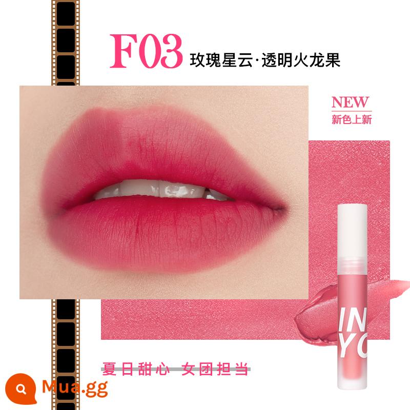 into you lip mud hero matte air nhung son men đóng hộp 525 son môi em08 giá rẻ intoyou - Màu socola ❤F03 Thanh Long Trong Suốt