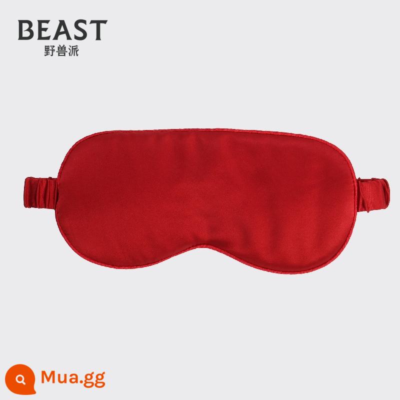 The Beast/The Beast Dream Silk Eye Mask Mất Điện Dâu Tằm Du Lịch Ngủ Mặt Nạ Mắt Quà Tặng Sinh Nhật - Mặt nạ mắt lụa du lịch-đỏ