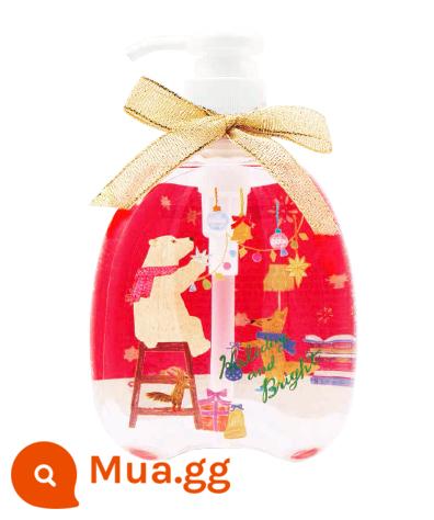 Sữa tắm Charley Christmas Holiday phiên bản giới hạn gấu hươu Nhật Bản 250ml hương tự chọn - Nước hoa bó hoa gấu nhỏ