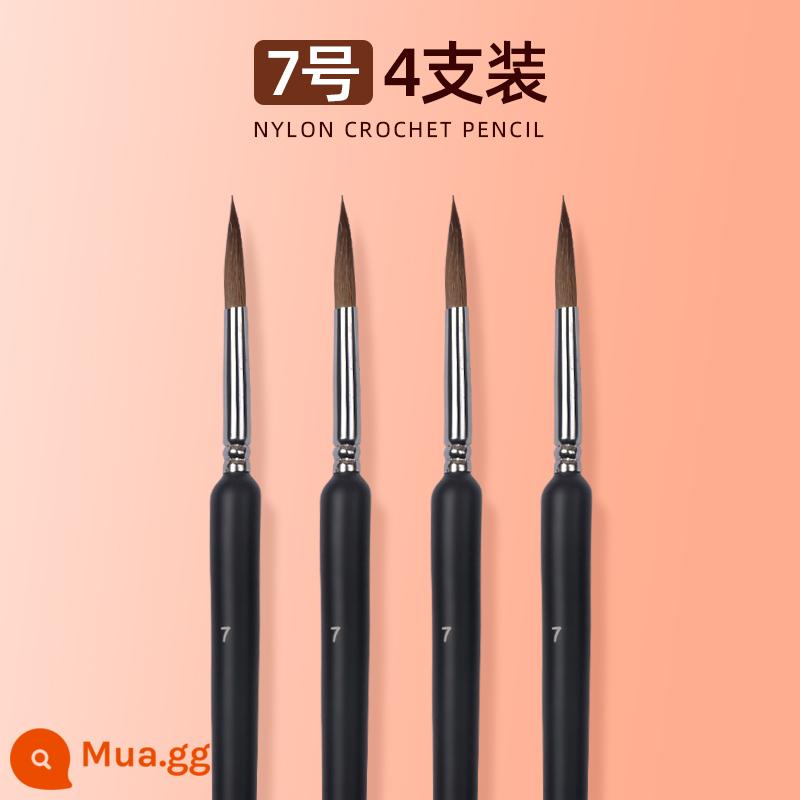 Wolf hook line pen bộ cọ siêu mịn vẽ bột màu acrylic Tranh Trung Quốc sơn dầu bột màu vẽ bề mặt màu nước cọ cọ mềm đầu nét vẽ sinh viên nghệ thuật đặc biệt sinh viên rất tốt sử dụng các nét để phác thảo tác phẩm cọ đẹp - Gói số 7/4