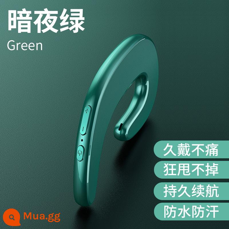 Tai Nghe Bluetooth Cao Cấp Không Đau Remax Dẫn Truyền Qua Xương Một Tai Loại Treo Tai Không Dây Thực Sự Huawei Hai Tai Thể Thao Không Tai 2021 Mới Điện Thoại Di Động Xiaomi Áp Dụng Cho Nam Và Nữ Tai Phổ Thông Không Tai - [Xanh đậm đêm] Không đau khi đeo lâu ★ Tuổi thọ pin siêu cao ★ Không thể rung ra ★ Không vào tai