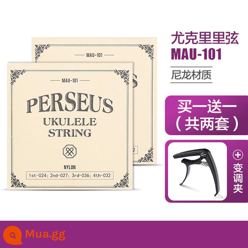 Dây đàn Ukulele Perseus 21/23/26 inch đa năng đàn Ukulele Ukulele đàn guitar nhỏ dây nylon - Mua một tặng một (tổng cộng hai bộ) + capo