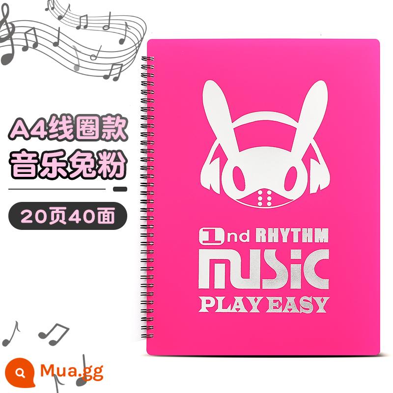 Mở rộng clip bản nhạc piano có thể được sửa đổi bản nhạc clip bản nhạc piano bản nhạc gấp không phản chiếu - [Thỏ nhạc hai trang] Hồng丨có thể chứa 40 tờ nhạc A4