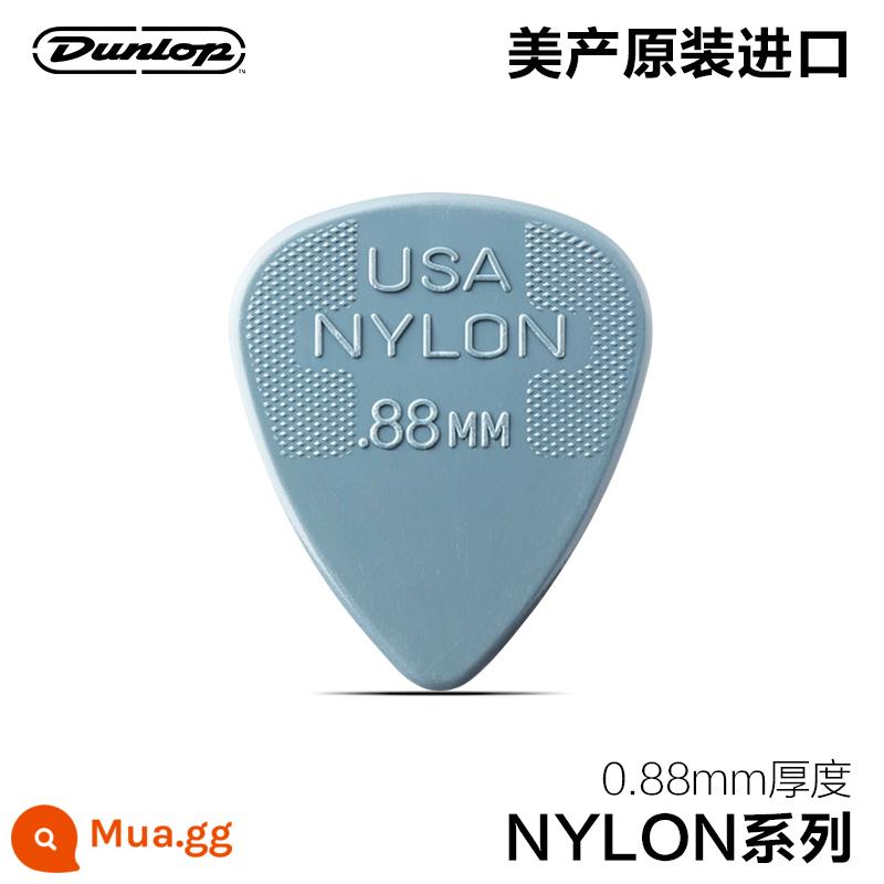 Dunlop Đàn guitar gỗ điện Dunlop chọn ballad quả bom tốc độ chống trơn trượt chịu mài mòn gảy đàn lò xo mảnh nylon điểm nổi Chọn - Dòng nylon nylon 0,88mm NYLON